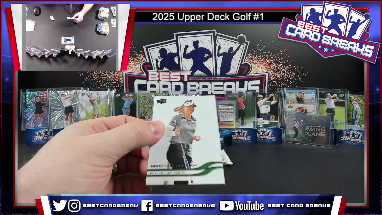 2025 Upper Deck Golf #1 - 4 Box Pick Your Letter-  2/19/26