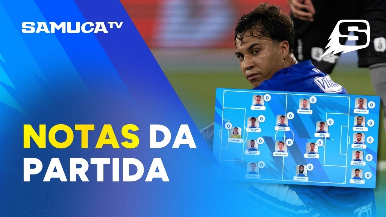 CONFIRA AS NOTAS DE CADA JOGADOR DO CRUZEIRO NA DERROTA PARA O BOTAFOGO NO BRASILEIRÃO