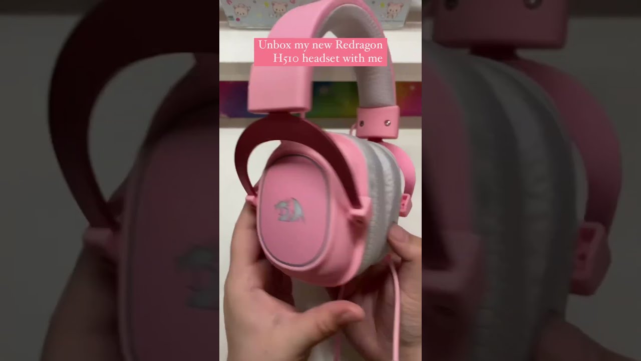 H510 ZEUS X Cute Gaming Headphone with Mic Pink Color