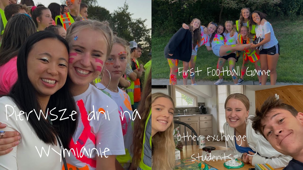 PIERWSZE DNI NA WYMIANIE W USA - pierwszy dzień high school, football amerykański