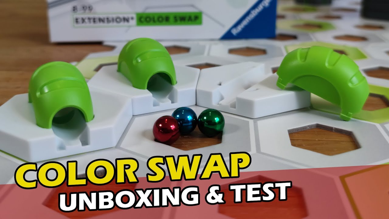 GraviTrax COLOR SWAP 🎨 Unboxing & Test || Farbwechselnde Kugeln? Ganz nett, aber...