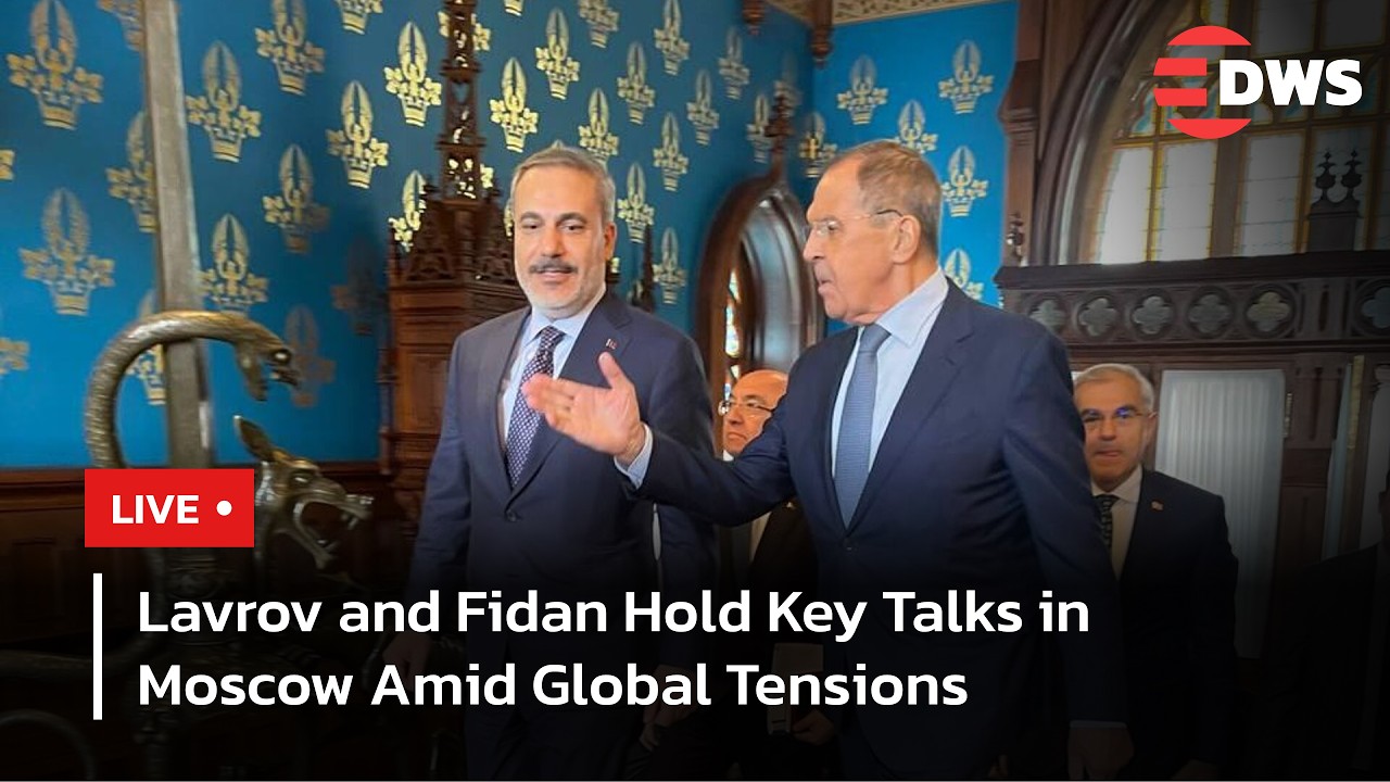LIVE: Lavrov Hosts Turkish Counterpart Fidan for Crucial Talks in Moscow | DWS News | AC14