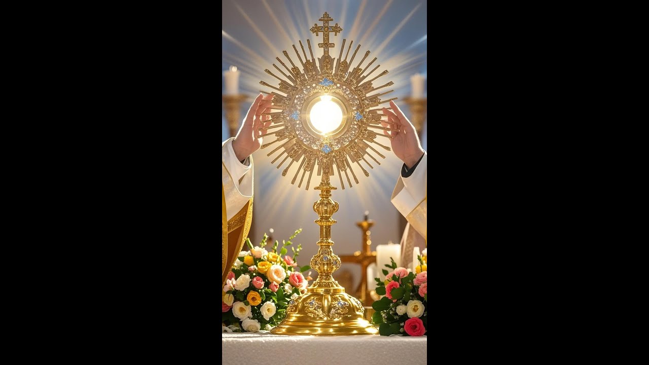 5 MINUTOS COM JESUS NO SACRAMENTO – A Luz Que Rompe Madrugadas Dentro de Ti 🌅✨