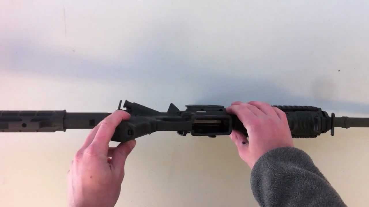 Bushmaster AR-15 M4 take down - Disassembly