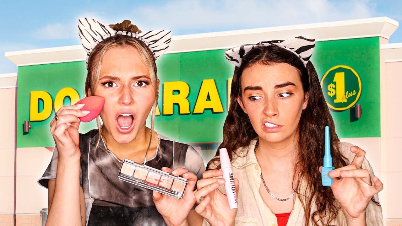 On Teste Le Maquillage Du Dollorama!! ft. Aly Brassard