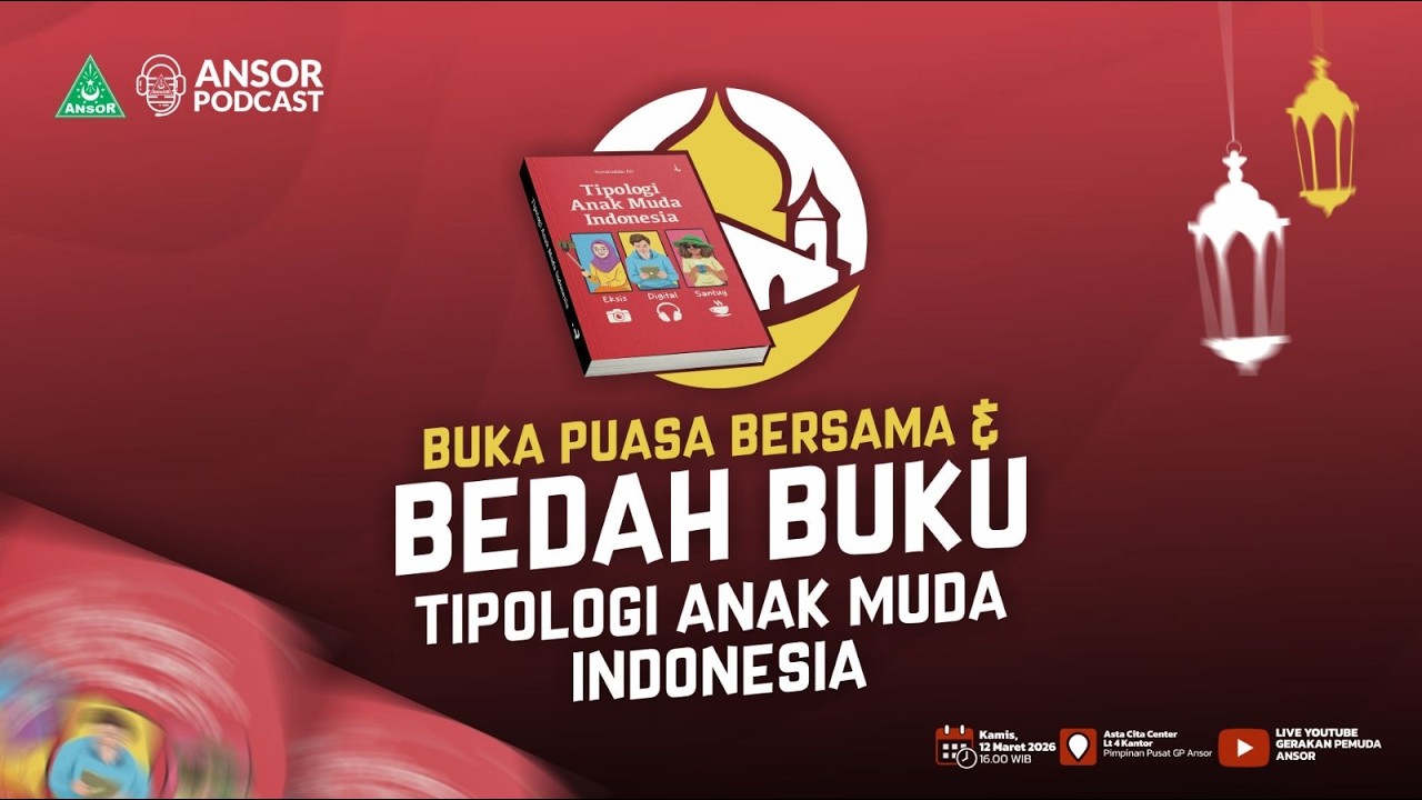 BEDAH BUKU TIPOLOGI ANAK MUDA INDONESIA