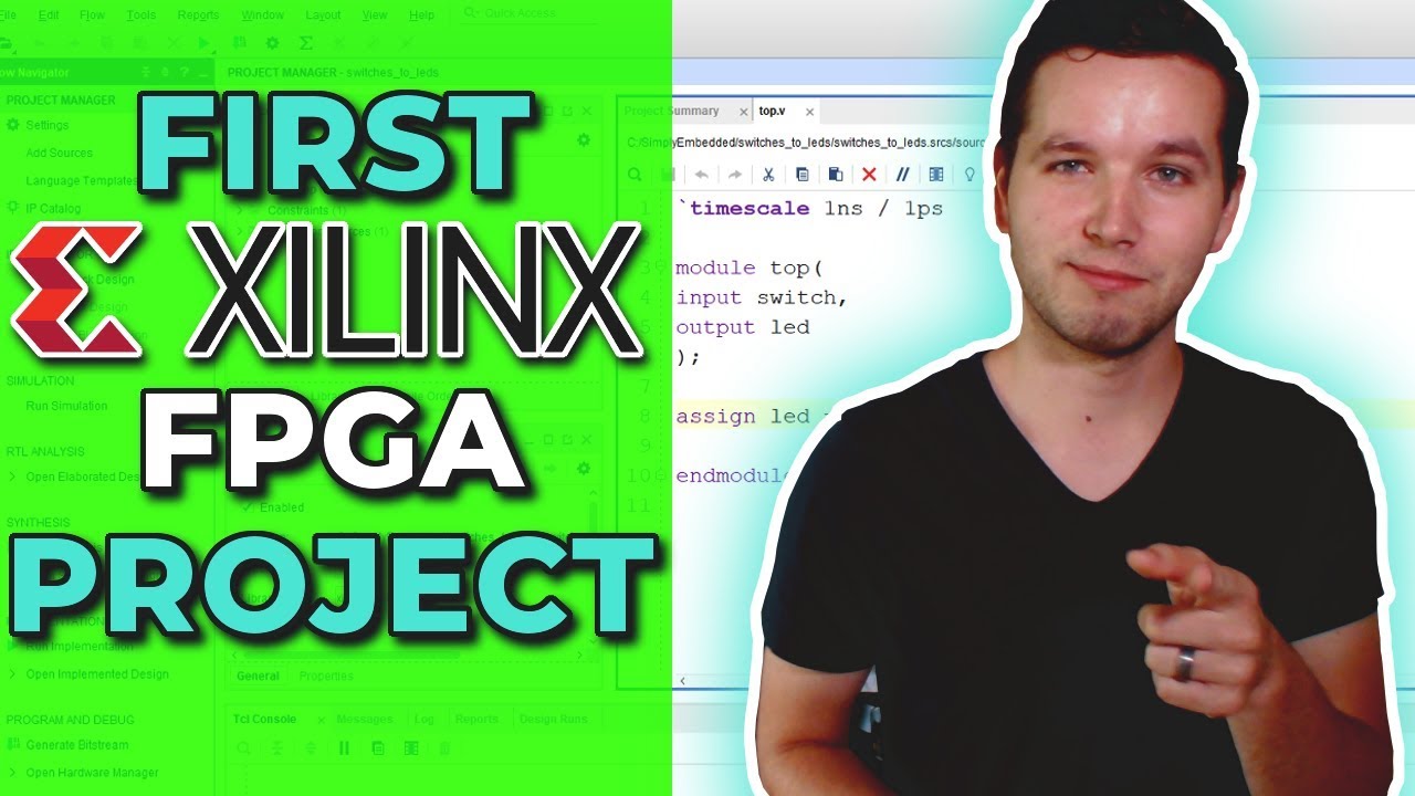Как создать первый проект ПЛИС Xilinx? | Учебные пособия по программированию ПЛИС Xilinx