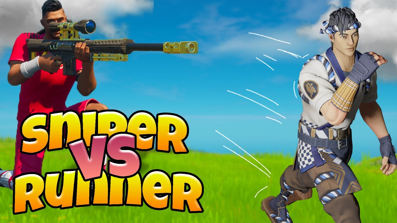 YOUTUBER VS COMMUNITY Sniper vs Runner in Fortnite mit @AANDRE @Blaze-f8d @deking