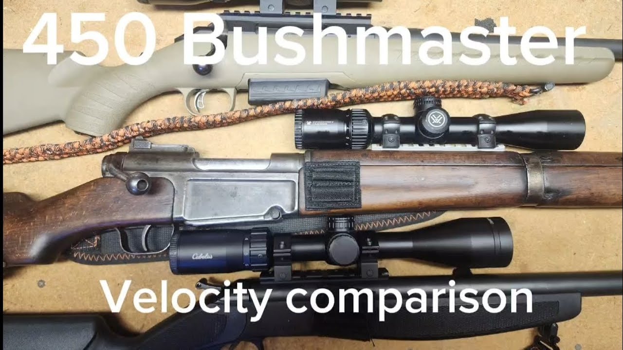 450 Bushmaster Velocity Comparison 