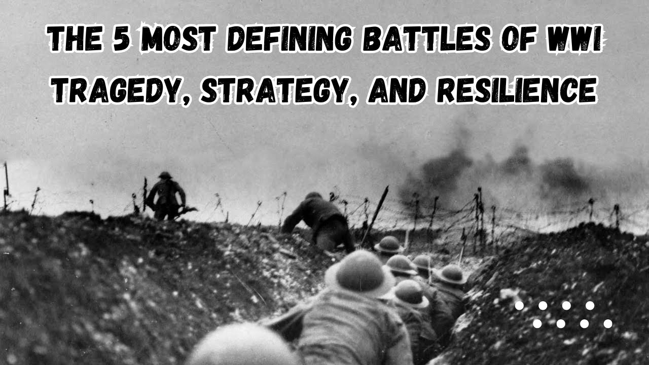 🌍 The 5 Most Defining Battles of WWI: Tragedy, Strategy, and Resilience 🛡️⚔️