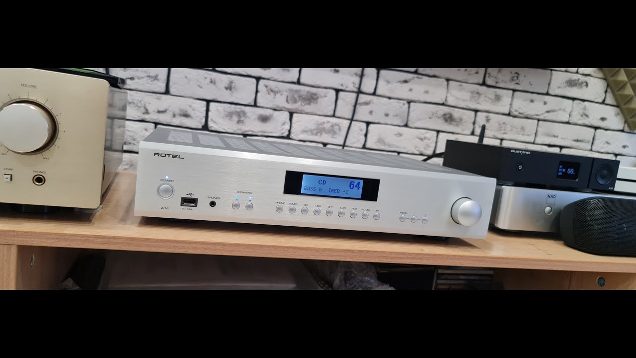 Краткий обзор и пример звучания усилителя ROTEL A-14 акустики DALI Mentor 8 и GUSTARD X18