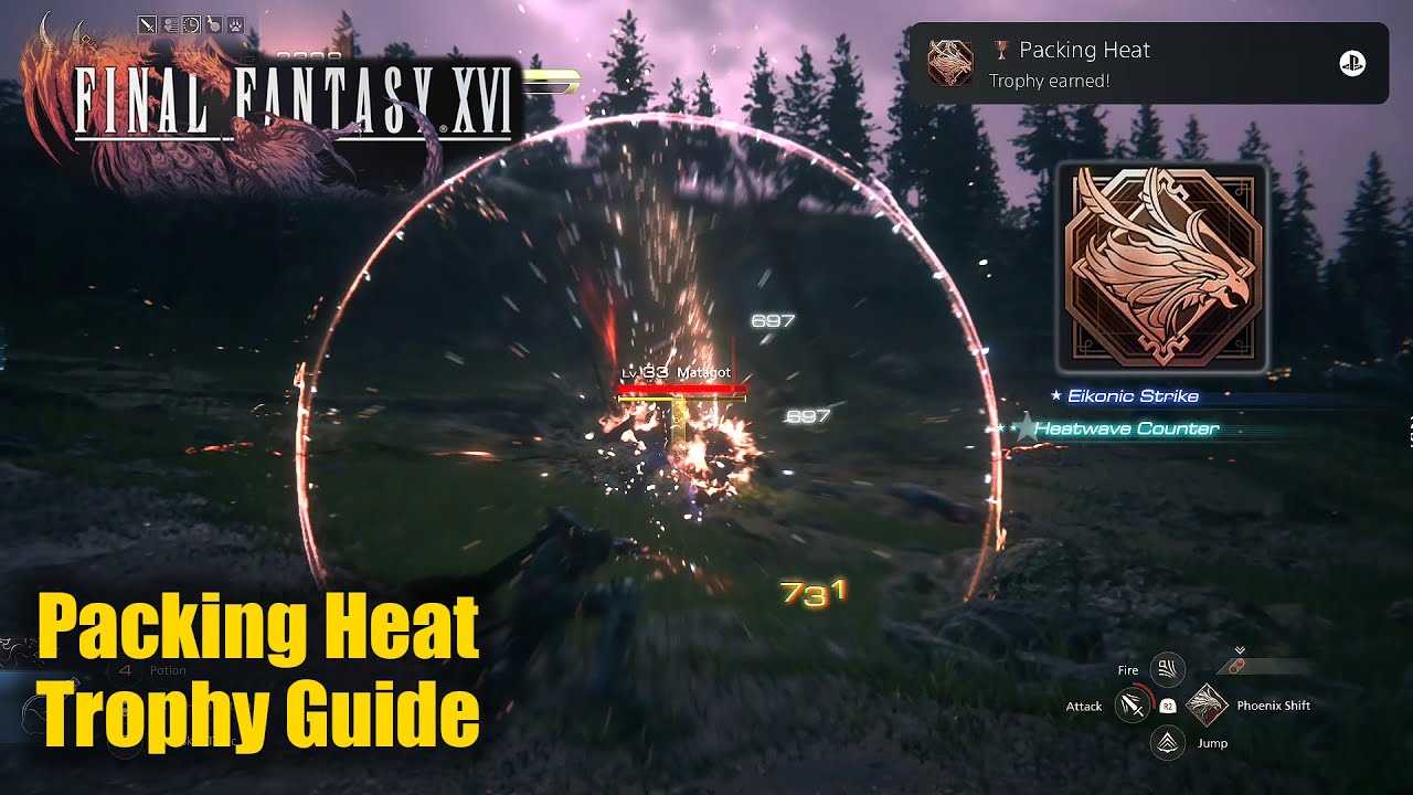 FINAL FANTASY 16 (XVI) &bull; Packing Heat Trophy (Execute 2 Heatwave Counters in a single battle)