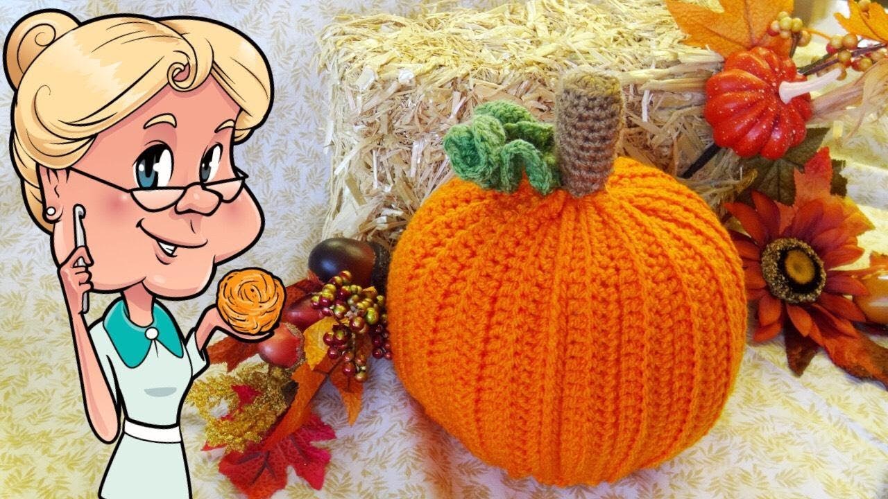Pumpkin Toilet Paper Cover - Crochet Tutorial -  Holiday Crochet