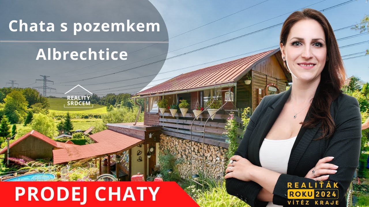 Prodej chaty 15 m2 s pozemkem 382 m2, Albrechtice