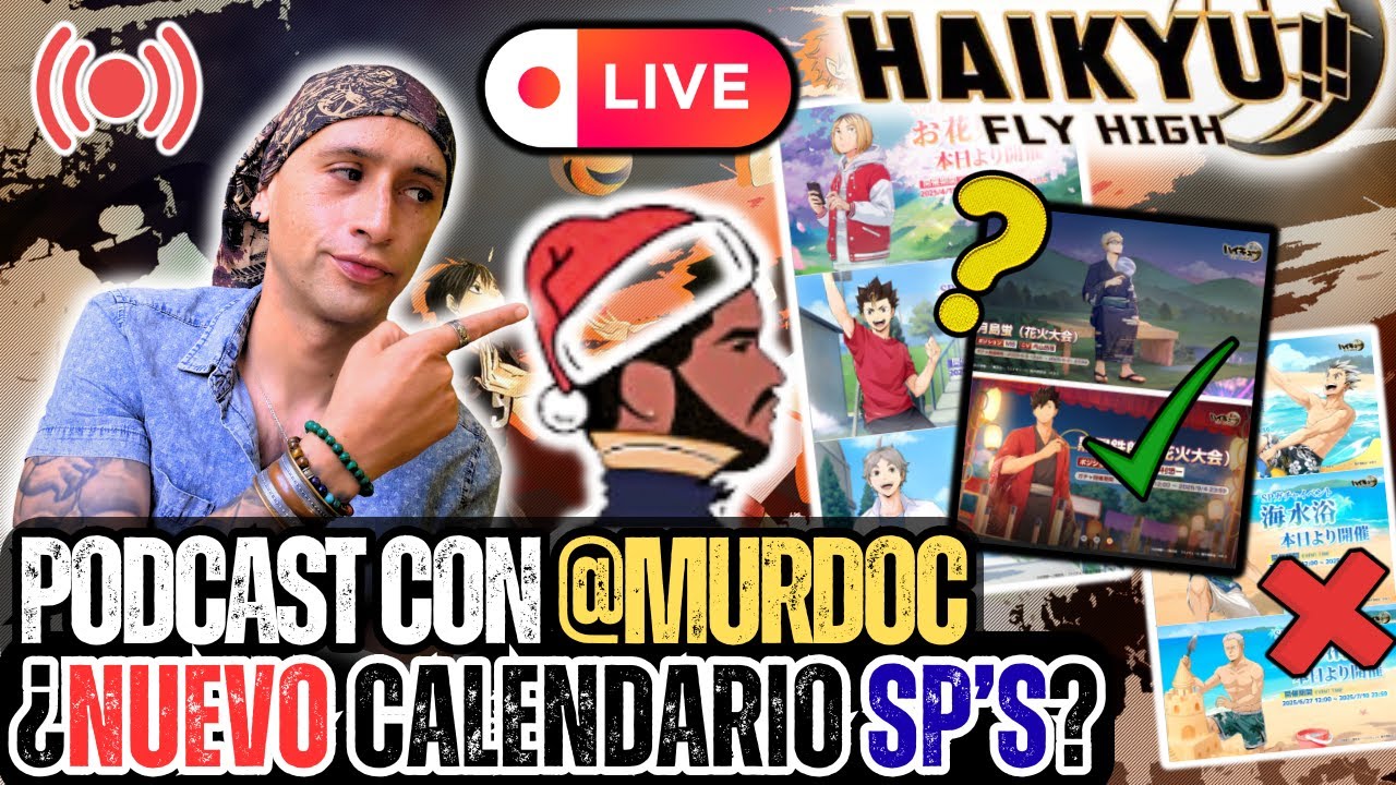 💥 LIVE ESPECIAL FT @MurdocTTV:  LEAKS, NOTICIAS, SP'S & EQUIPOS | HAIKYUU FLY HIGH