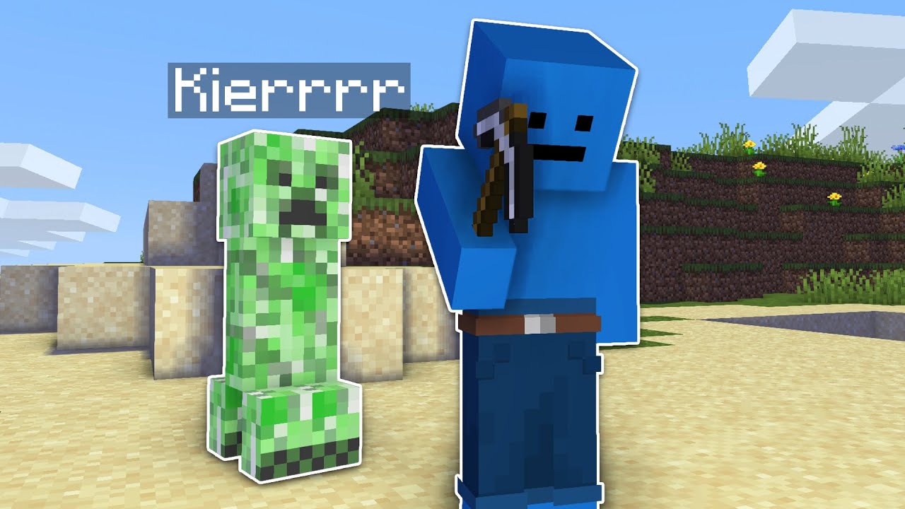 Minecraft Manhunt, но вы можете управлять мобами...