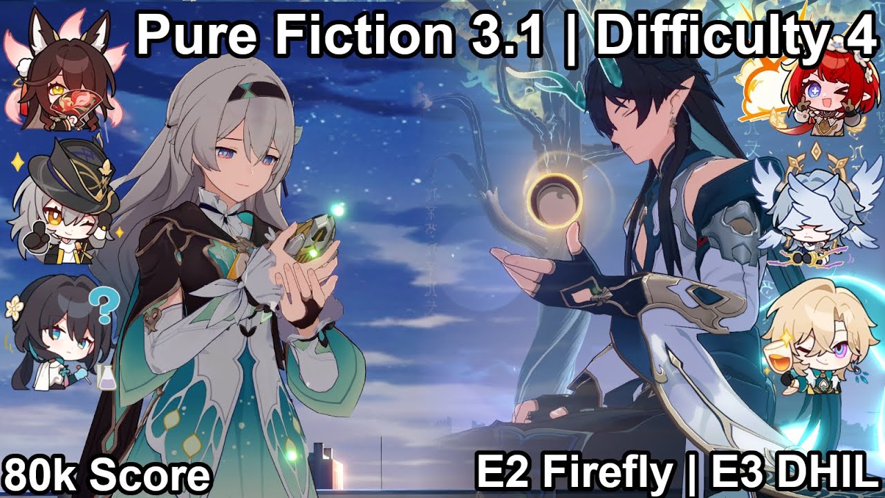 [3.1] PF 4 | E2 Firefly x E3 Dan Heng IL 80k Score | HSR