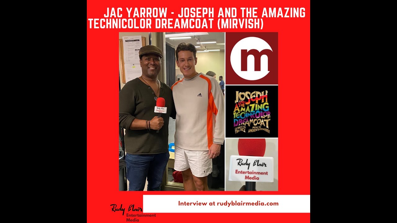 Intv w Actor Jac Yarrow (Joseph)  on Joseph and the Amazing Technicolor Dreamcoat Mirvish
