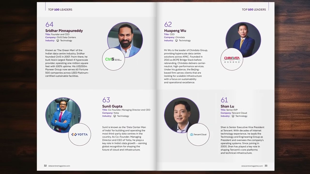 Global Recognition: Sunil Gupta Joins Data Centre Magazine&rsquo;s Top 100 Leaders