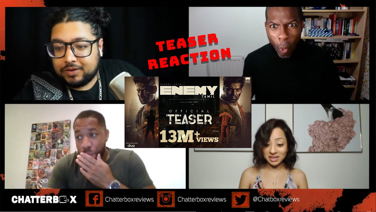 Enemy - Vishal, Arya, Anand Shankar, Vinod Kumar TEASER REACTION | Chatterbox