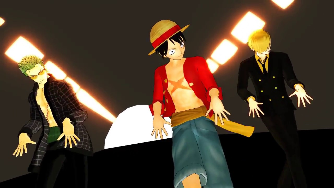 【MMDワンピ】LOVE ME RIGHT【麦わら三強】