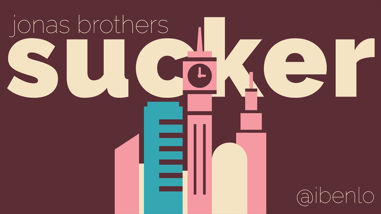 Sucker by Jonas Brothers | Kinetic Typography Animation
