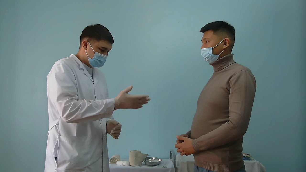Тізе буынына таңғыш салу тәжірибелік дағдысы