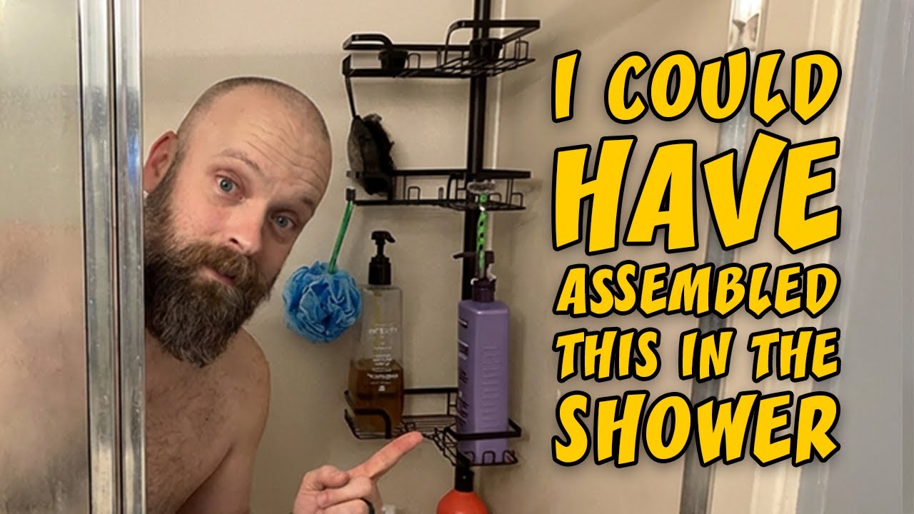 How to Assemble KEGII Adjustable Shower Caddy | 4-Tier Corner Tension Pole Organizer