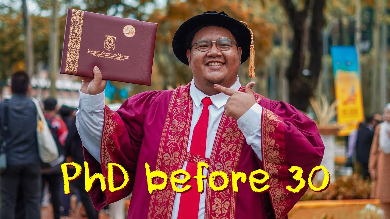 Akhirnya, aku berjaya siapkan PhD before 30
