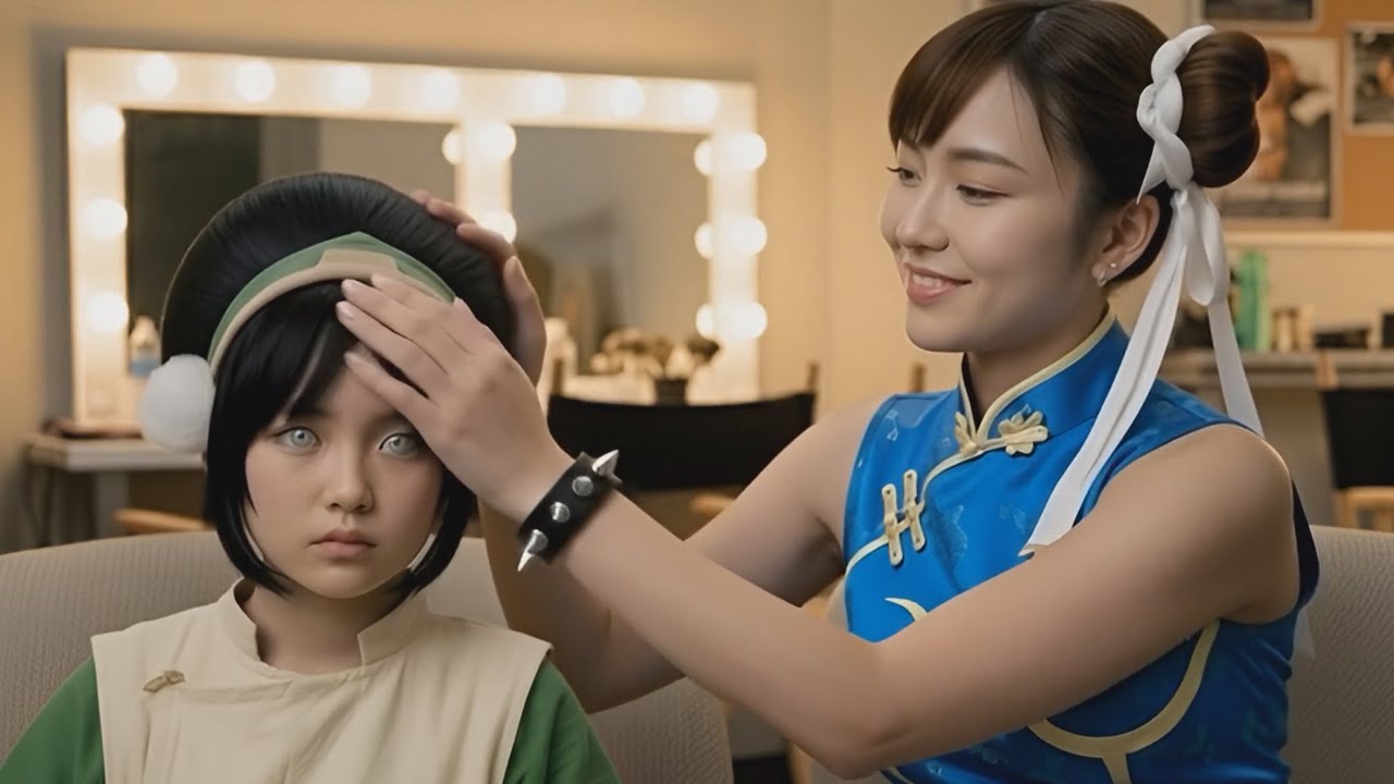 Chun-Li and Toph – Secret Conversation Before Final Battle - Break Room Scene - BHU