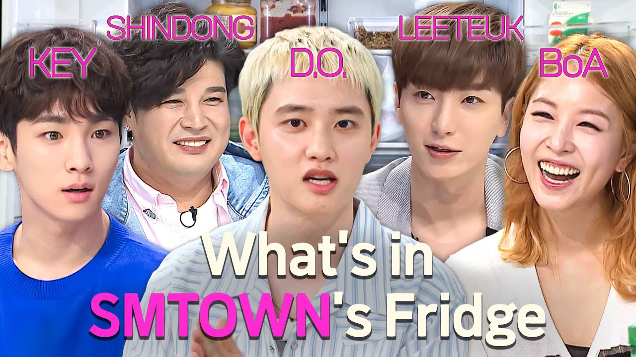 From SUPER JUNIOR to BoA 💖 What's in SMTOWN's fridge? 🤤