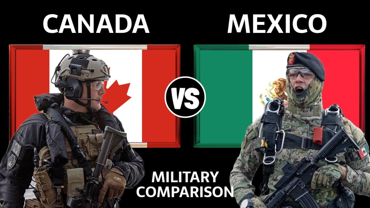 Canada vs Mexico Military Power Comparison 2025 | Mexico vs Canada Military Power 2025
