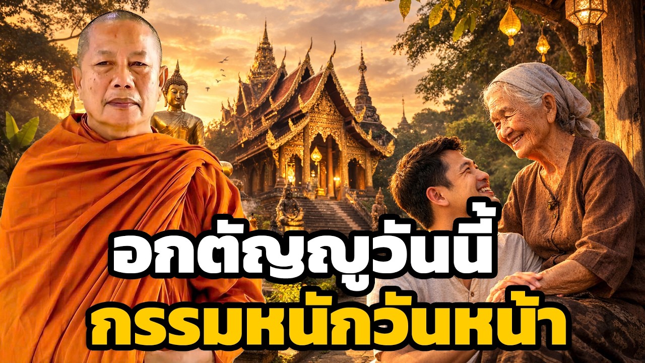อกตัญญูต่อพ่อแม่  กรรมหนักโดยไม่รู้ตัว ธรรมะคลายทุกข์ พระมหาบุญช่วย ปัญญาวชิโร 4