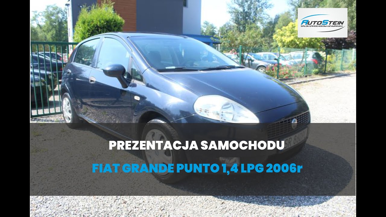 Fiat Grande Punto 1,4 LPG 2006r - Prezentacja samochodu AutoStein