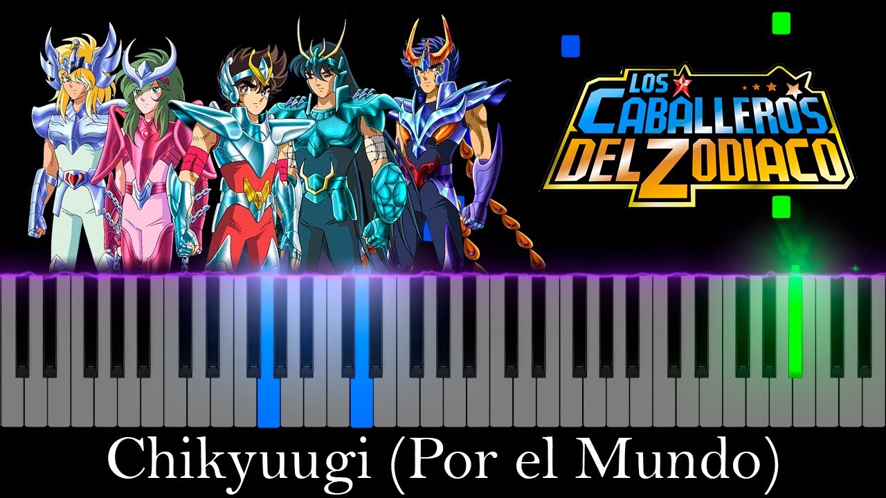 Chikyuugi (Por El Mundo) - Saint Seiya (Visual Piano Tutorial/Best Version)