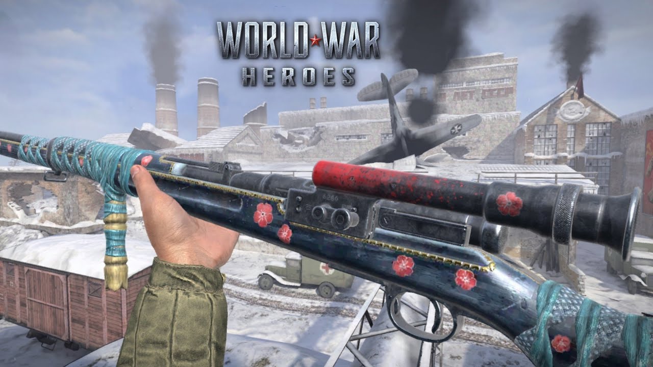 World War Heroes Best new sniper Type 997 test & distance between each armors🔥