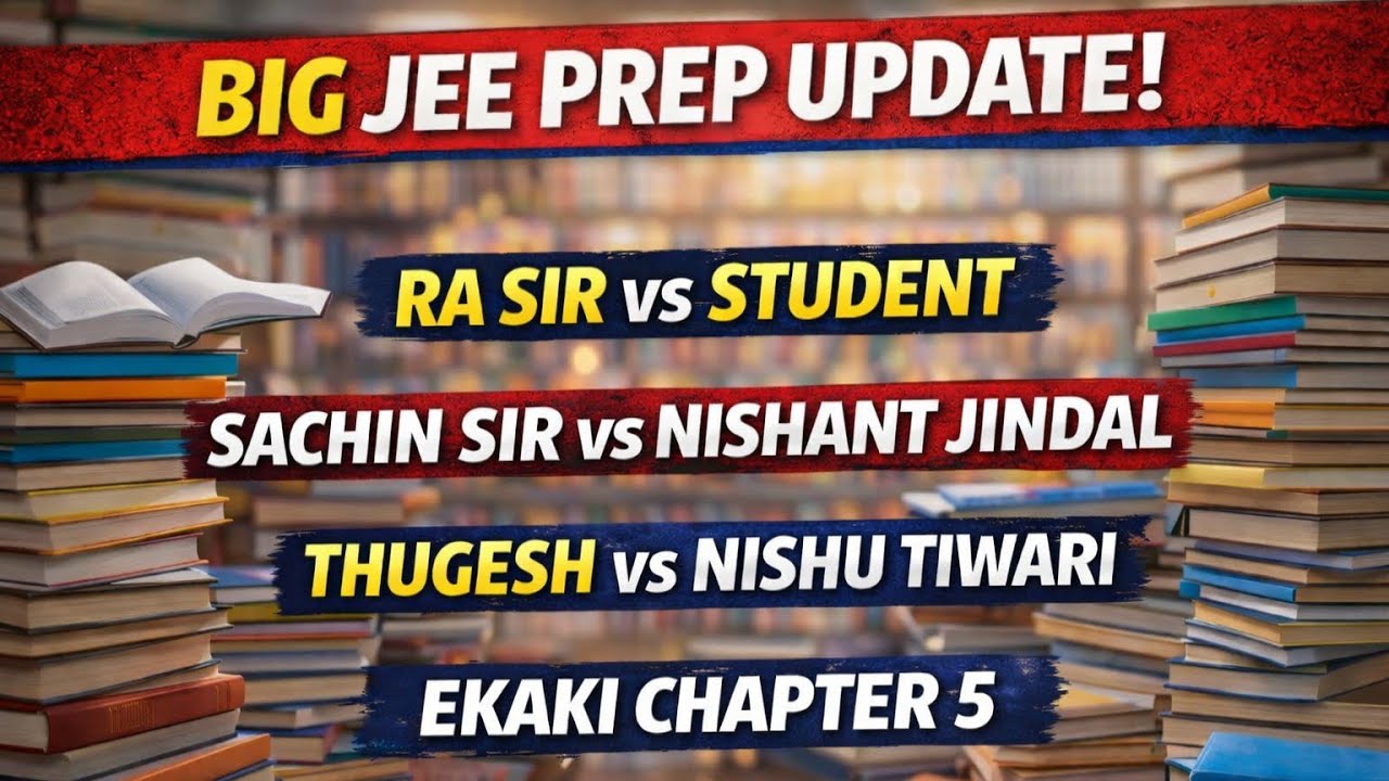 Jee Mains 2026| April Session| Study Update| RA sir controversy| Thugesh vs Nishu tiwari|Ekaki|🔥🔥🔥