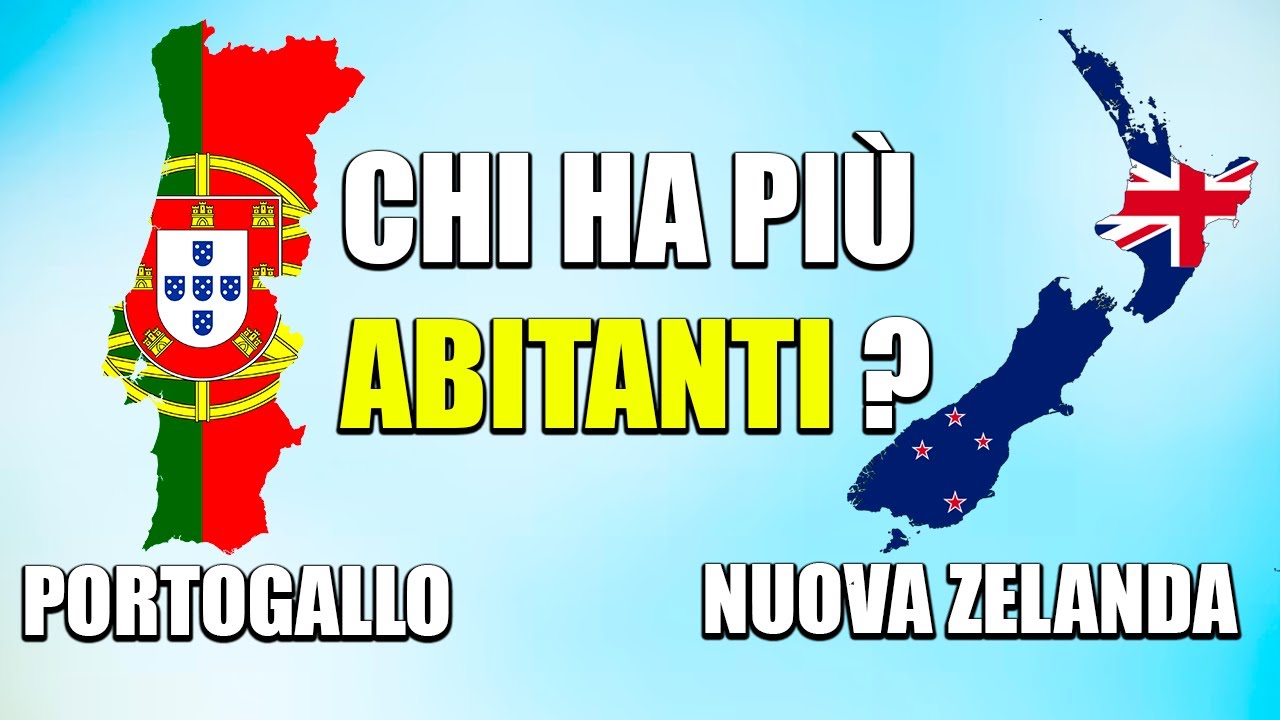 CHI HA PIÙ ABITANTI TRA  PORTOGALLO E NUOVA ZELANDA?   (HIGHER OR LOWER)