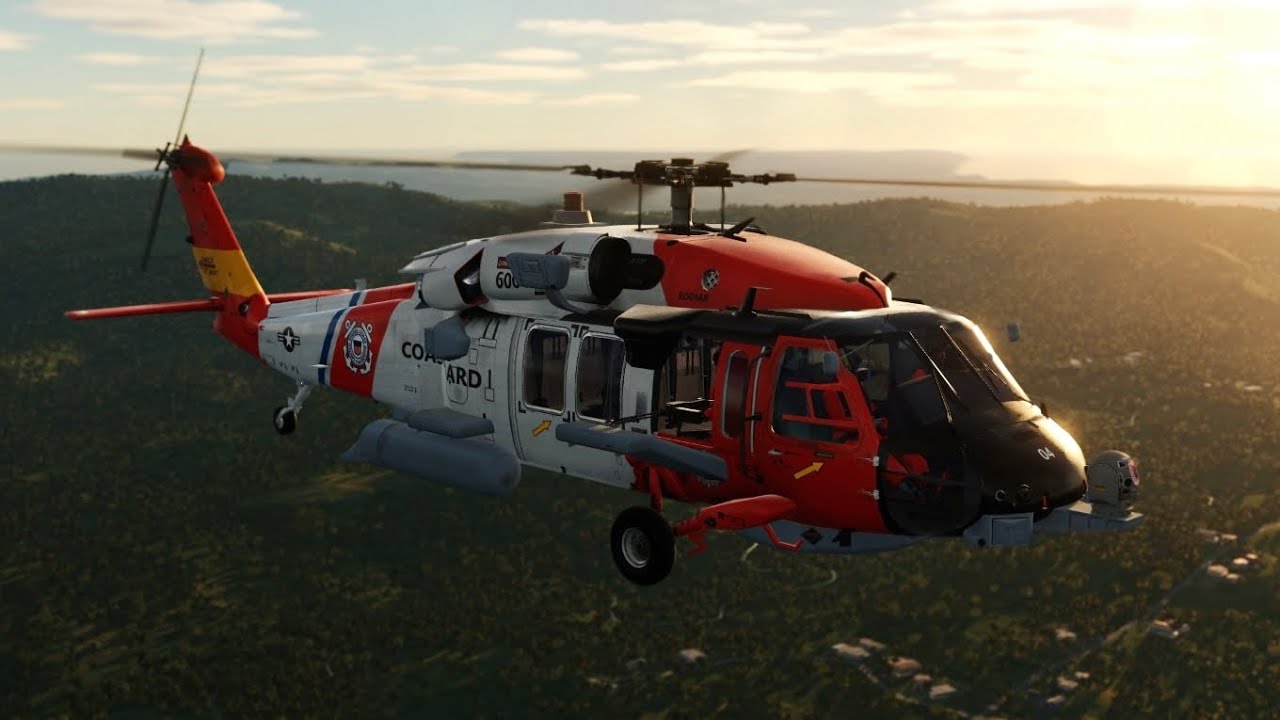 Coast Guard Rescue DCS | UH-60 | #dcs #simulator #digitalcombatsimulator #flightsim #gaming #4k
