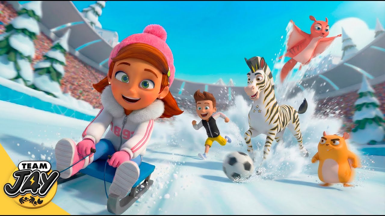 🏅⚽ ¡EL TEAM JAY EN LAS OLIMPIADAS DE INVIERNO! Karts, Ninjas y Fútbol ❄️😱 30 minutos de Deportes ⚽