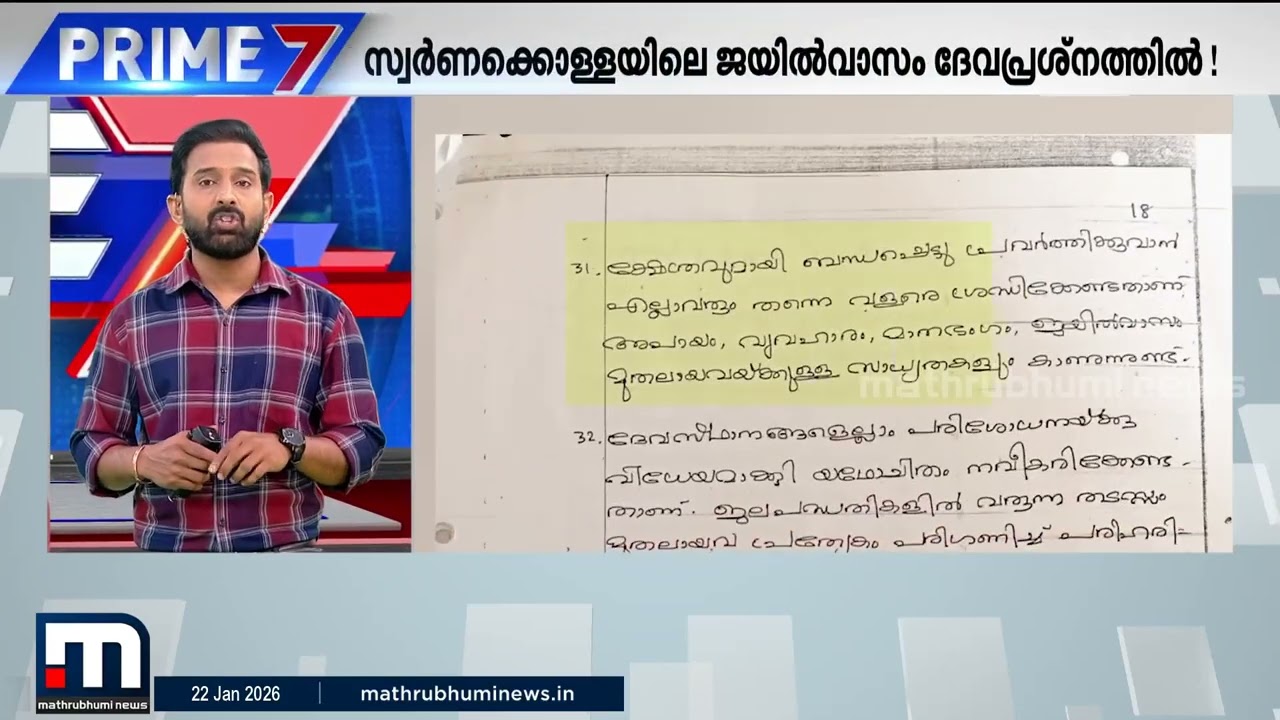 ശബരിമലയുമായി ബന്ധപ്പെട്ടവർക്ക് ജയിൽവാസം! 2014-ലെ ദേവപ്രശ്നം അച്ചട്ടായോ? | Sabarimala
