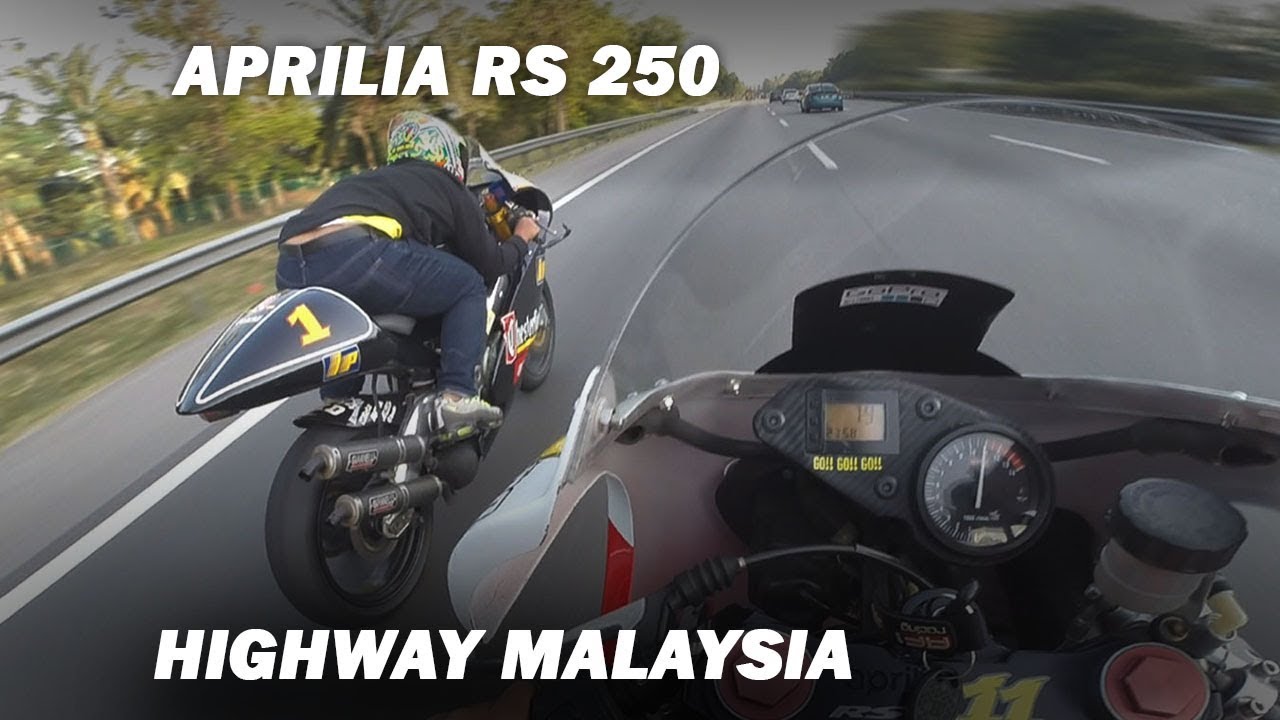 aprilia rs 125 vs aprilia rs 250, suzuki rgv 250 dan yamaha 125 Z di MALAYSIA! dian novtani
