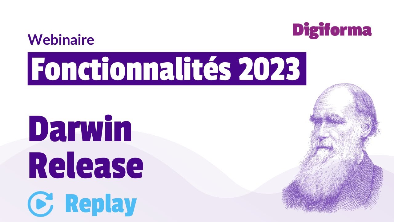 Les nouvelles fonctionnalités Digiforma 2023 (Darwin Release)