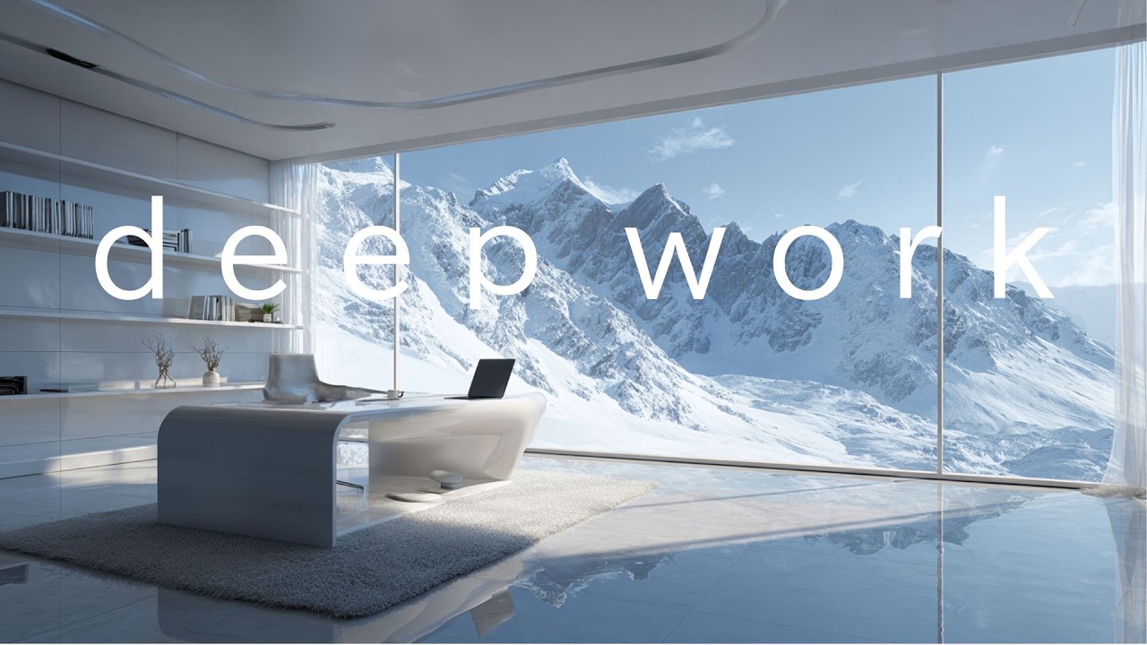【Deep work】Snow-Peaked Sanctuary | Productivity Flow for study & Coding