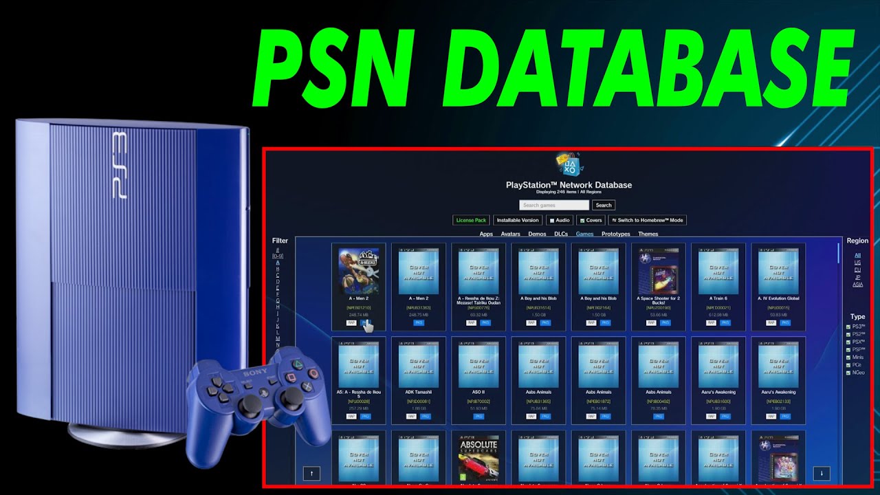 PS3 PlayStation&trade; Network Database Update by Luan Teles