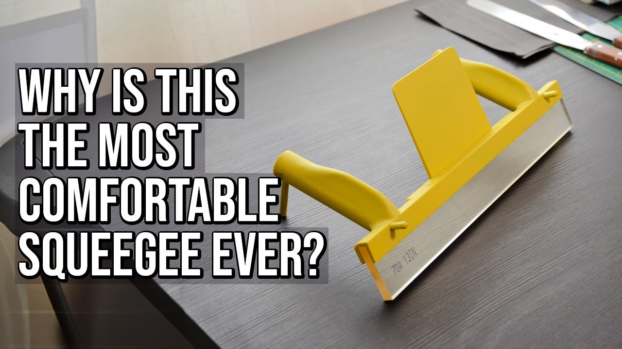 The best screen-printing squeegee is here! | The EZGRIP Squeegee