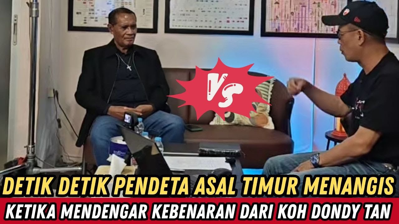 PENDETA ASAL TIMUR MENANGIS HISTERIS SAAT DEBAT OFFLAINE DENGAN KOH DONDY TAN