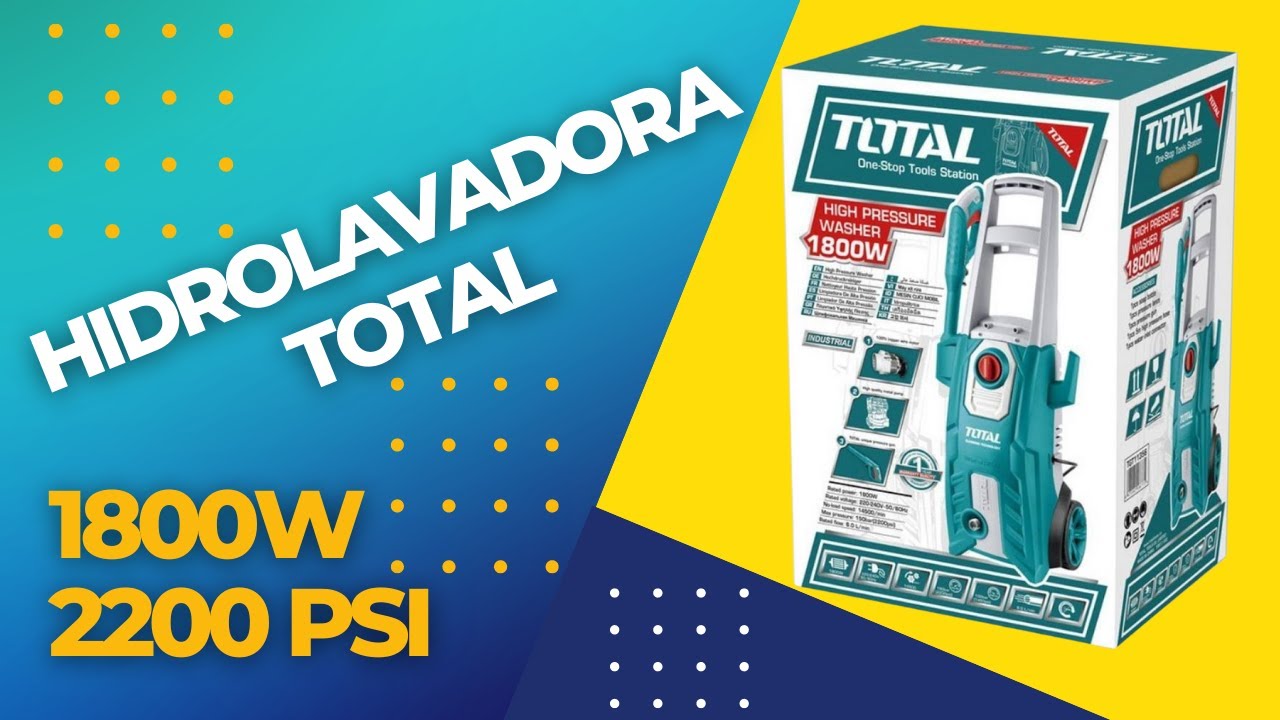 Hidro Lavadora Total 1800W (2200PSI)