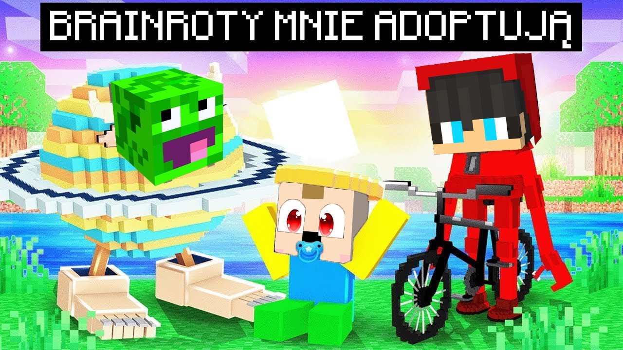 OD NARODZIN DO ŚMIERCI JAKO *BRAINROT* w MINECRAFT!