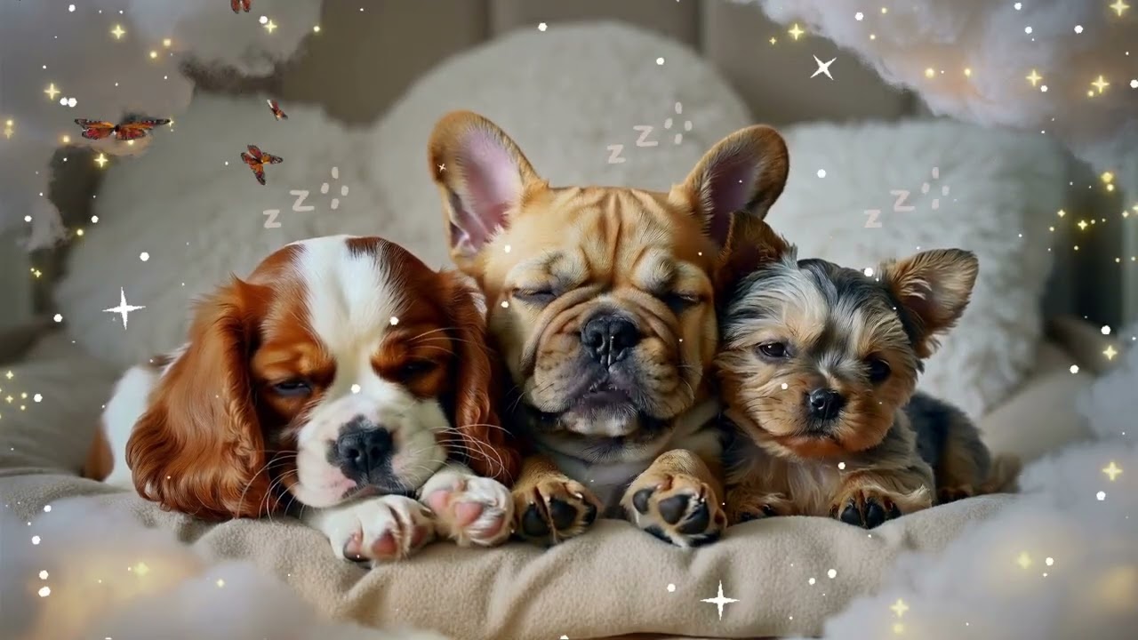 🐶 Deep Sleep Music for Dogs 💤 Cozy Fireplace Ambience | Calming, Anxiety Relief, Relaxation